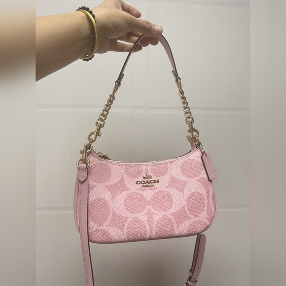 Coach Teri Mini Crossbody Bag In Signature Canvas - Picture 3 of 10